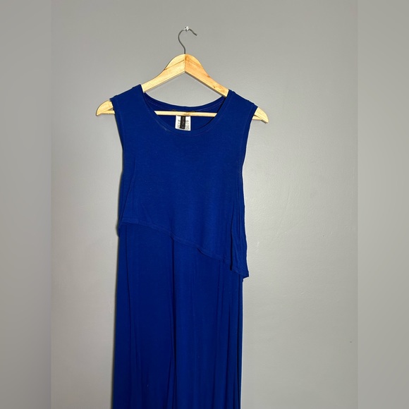 Navy blue maxi dress. - Picture 1 of 3